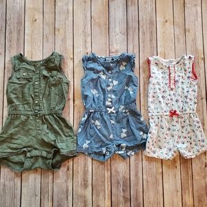 Old Navy & Carter's Romper Bundle